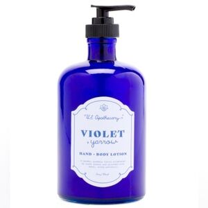 New! US APOTHECARY 12oz Violet Yarrow Hand And Body Lotion